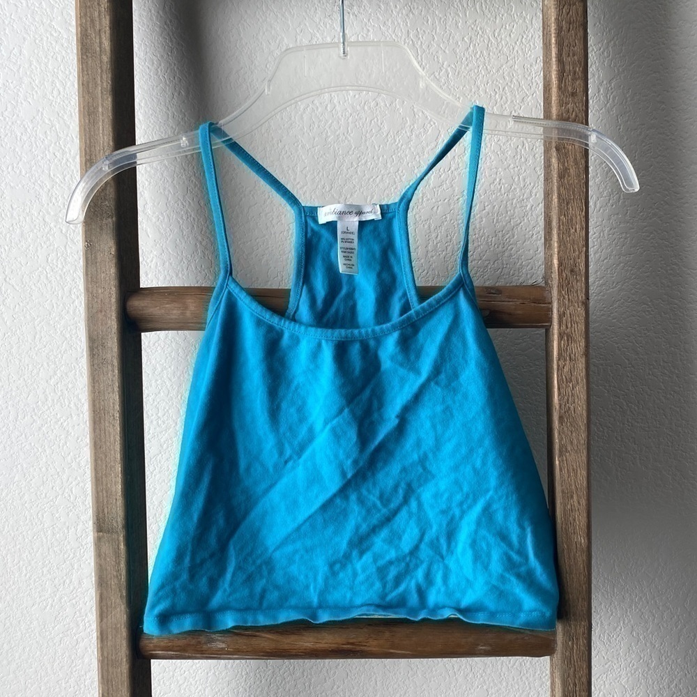 Blue crop top - ambiance apparel